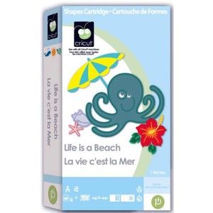 Cricut Cartridge "LIFE IS A BEACH"